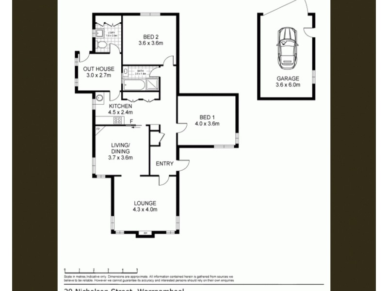 20 Nicholson Street, Warrnambool VIC 3280 Floorplan