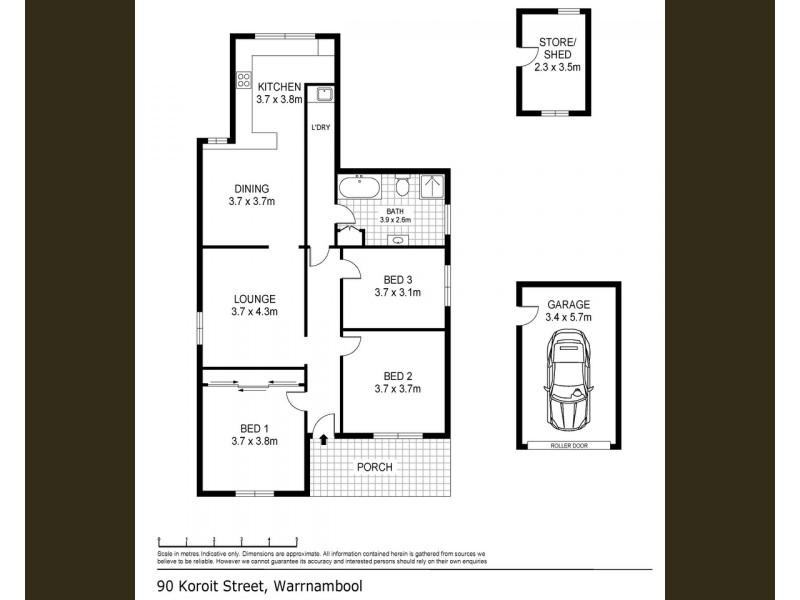 90 Koroit Street, Warrnambool VIC 3280 Floorplan