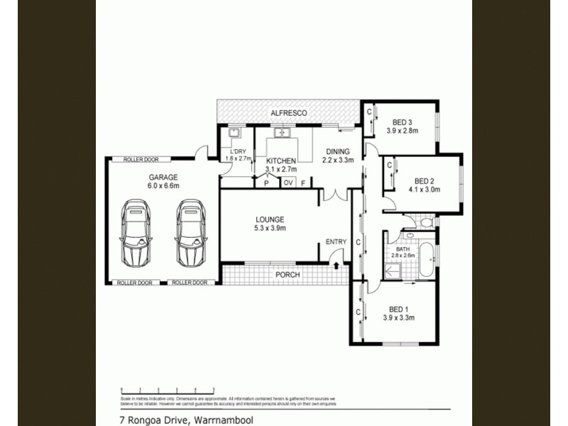 7 Rongoa Drive, Warrnambool VIC 3280 Floorplan