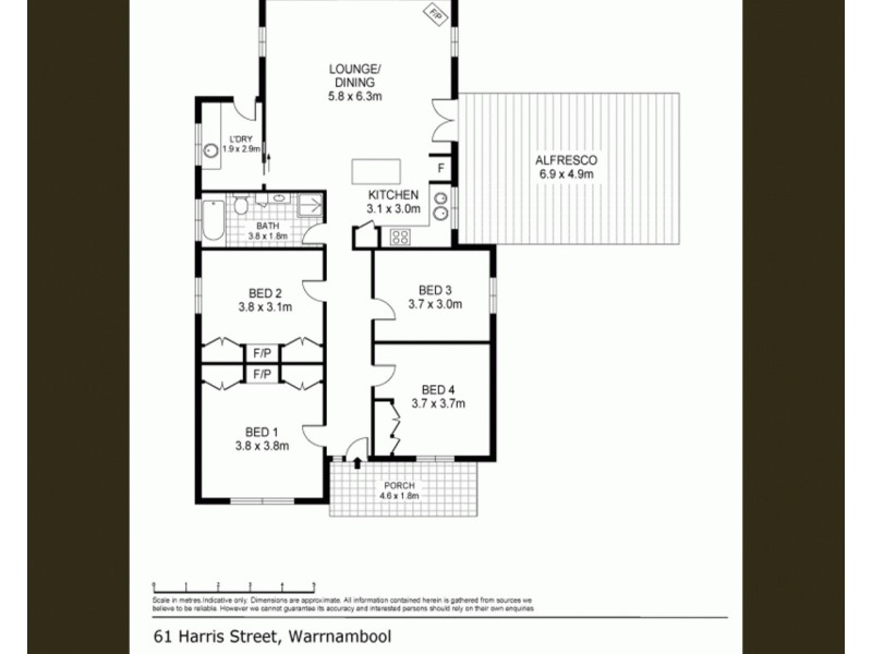 1/61 Harris Street, Warrnambool VIC 3280 Floorplan