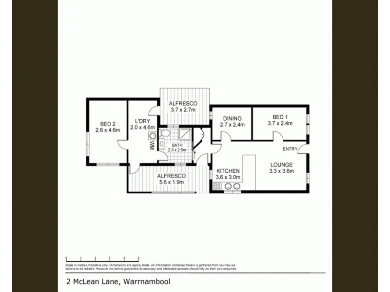 2 McLean Lane, Warrnambool VIC 3280 Floorplan