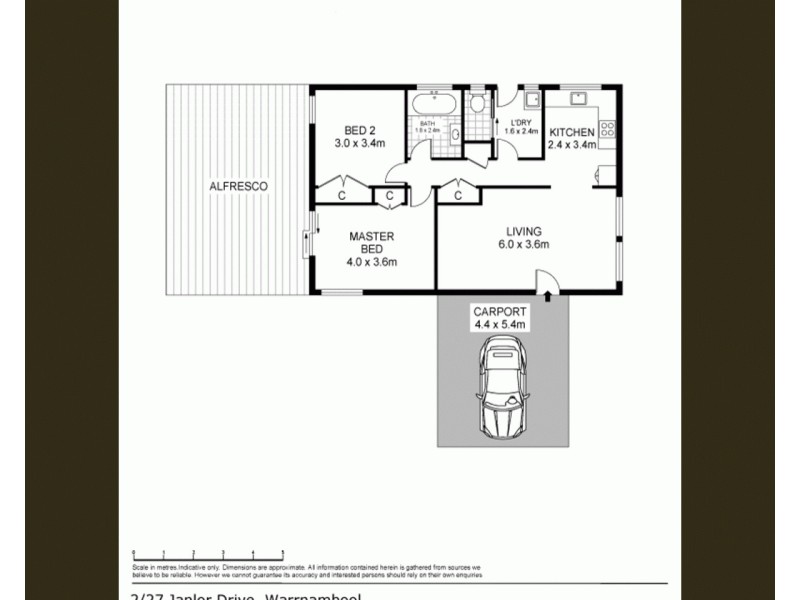 2/27 Janlor Drive, Warrnambool VIC 3280 Floorplan