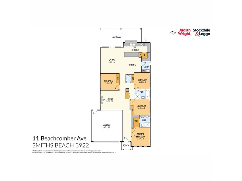 11 Beachcomber Avenue, Smiths Beach VIC 3922 Floorplan