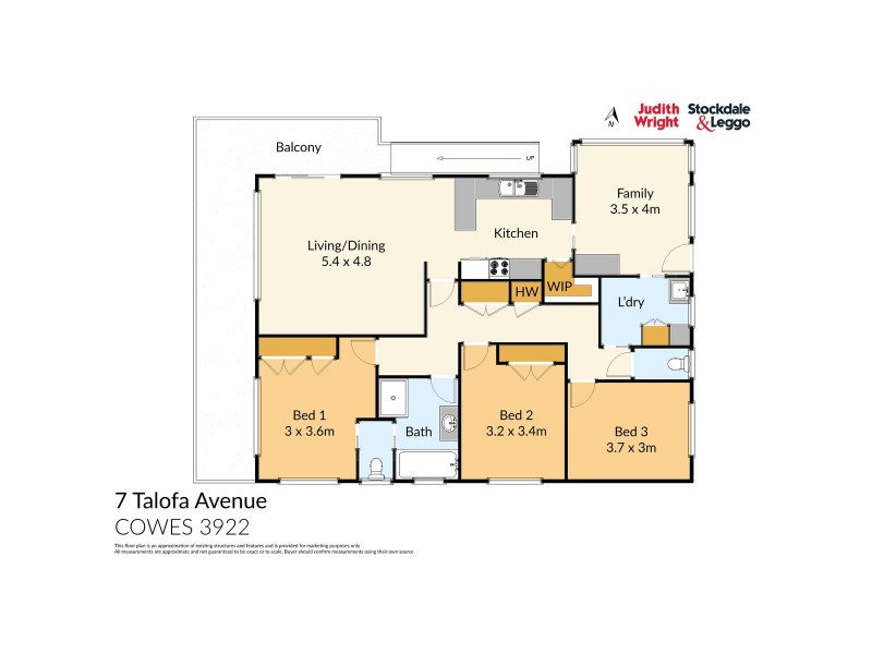 7 Talofa Avenue, Cowes VIC 3922 Floorplan