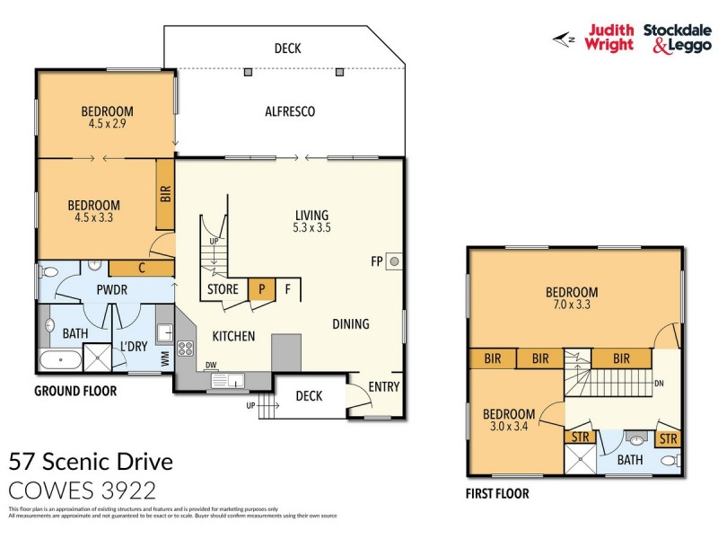 57 Scenic Drive, Cowes VIC 3922 Floorplan