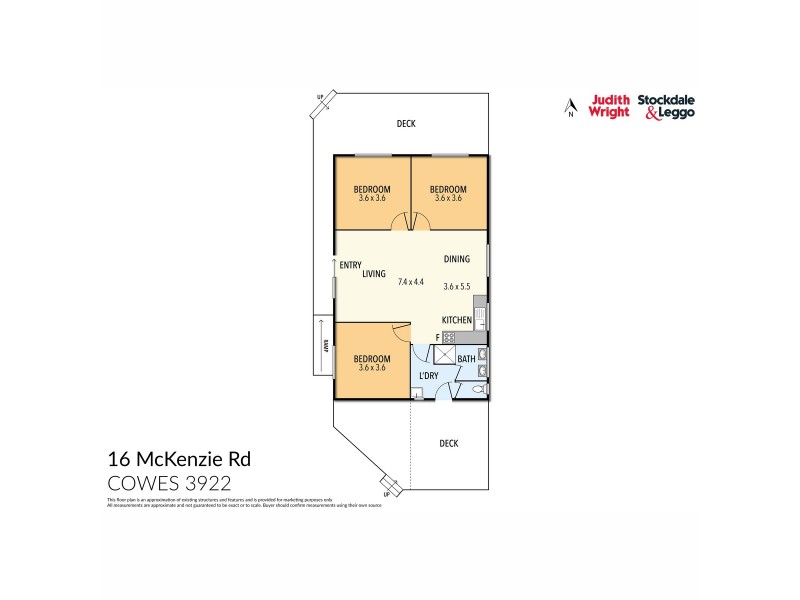 16 McKenzie Road, Cowes VIC 3922 Floorplan