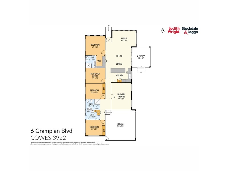 6 Grampian Boulevard, Cowes VIC 3922 Floorplan