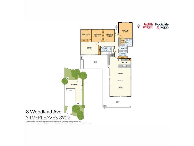 8 Woodland Avenue, Silverleaves VIC 3922 Floorplan