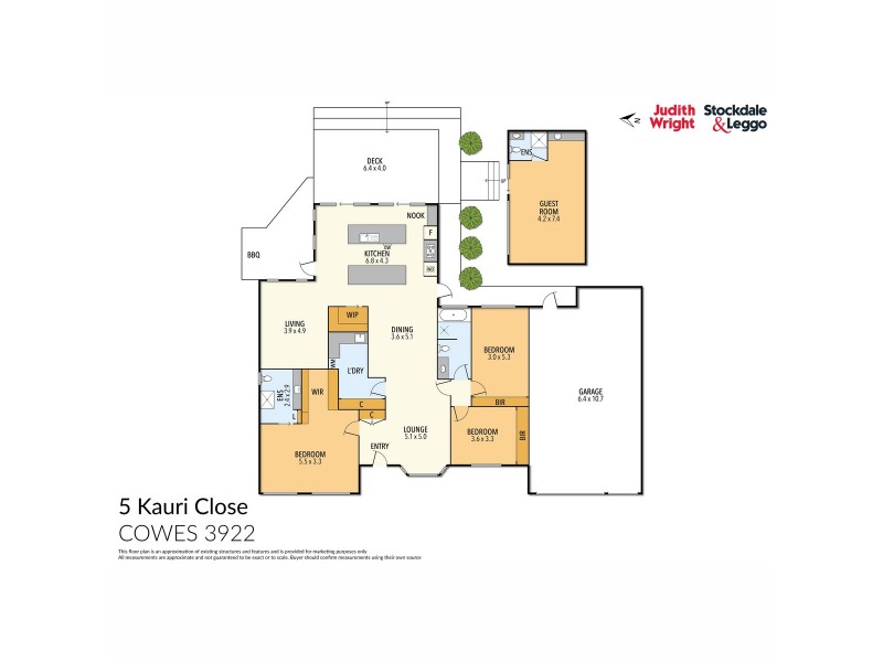 5 Kauri Close, Cowes VIC 3922 Floorplan