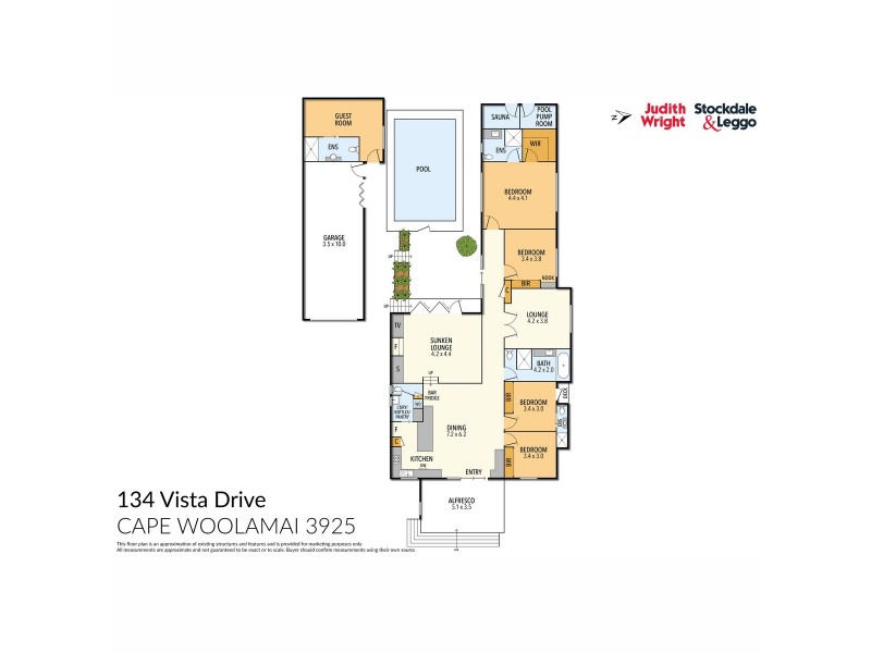 134 Vista Drive, Cape Woolamai VIC 3925 Floorplan