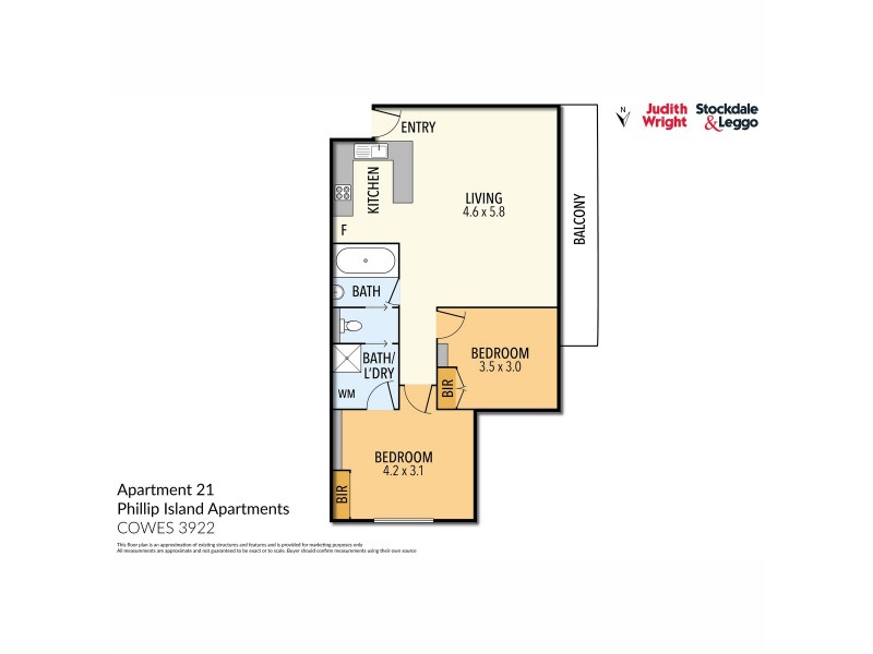 21/9-11 Bass Avenue, Cowes VIC 3922 Floorplan