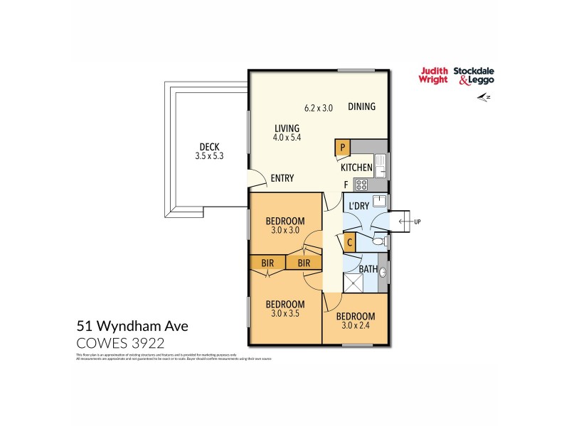 51 Wyndham Avenue, Cowes VIC 3922 Floorplan