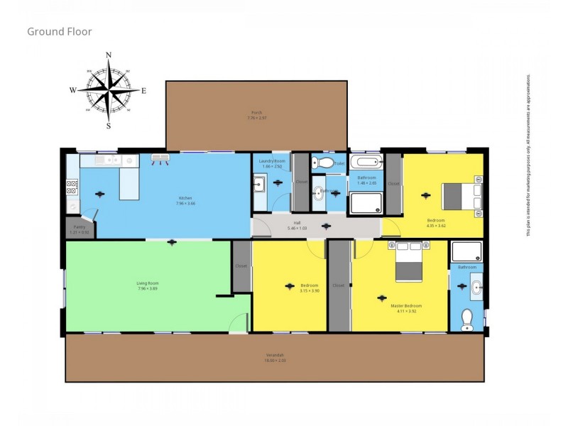 11 Wattle Place, Bega NSW 2550 Floorplan