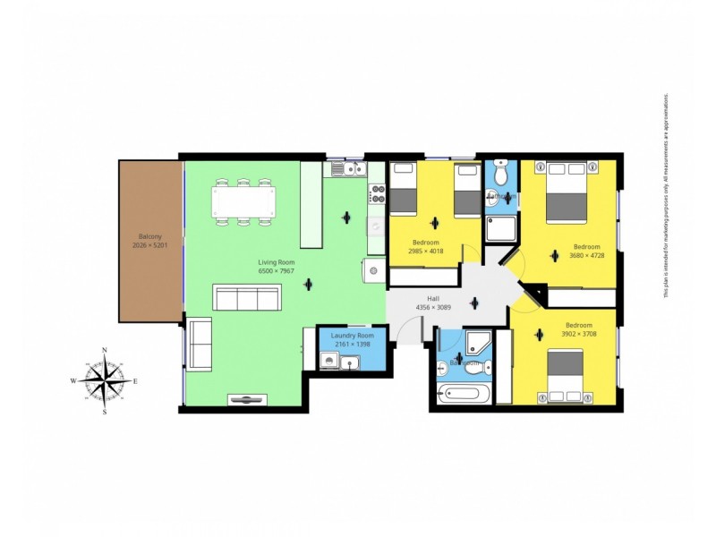 1/12 Sapphire Coast Drive, Merimbula NSW 2548 Floorplan
