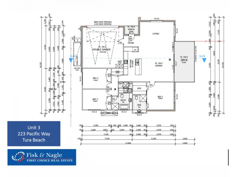 1/225 Pacific Way, Tura Beach NSW 2548 Floorplan