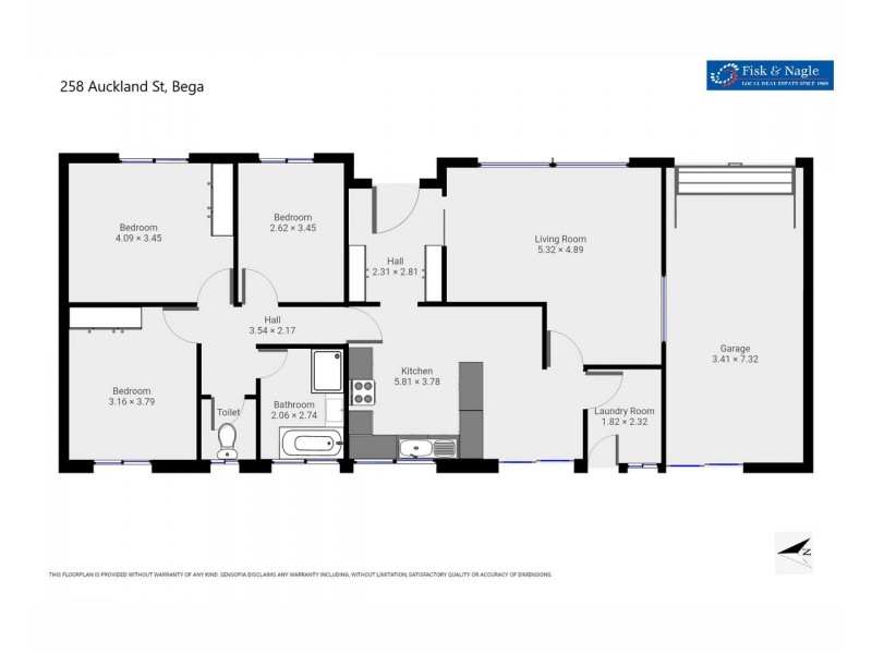 258 Auckland Street, Bega NSW 2550 Floorplan