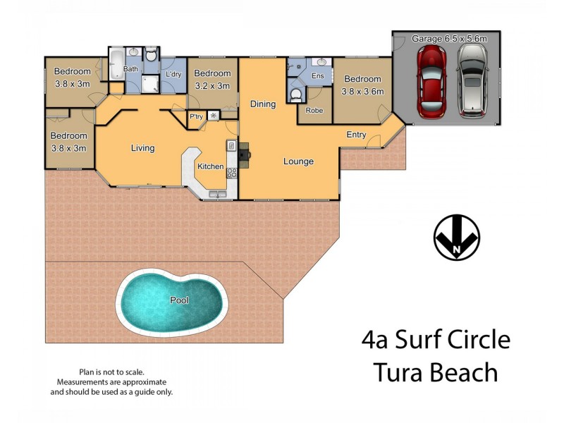 4a Surf Circle, Tura Beach NSW 2548 Floorplan