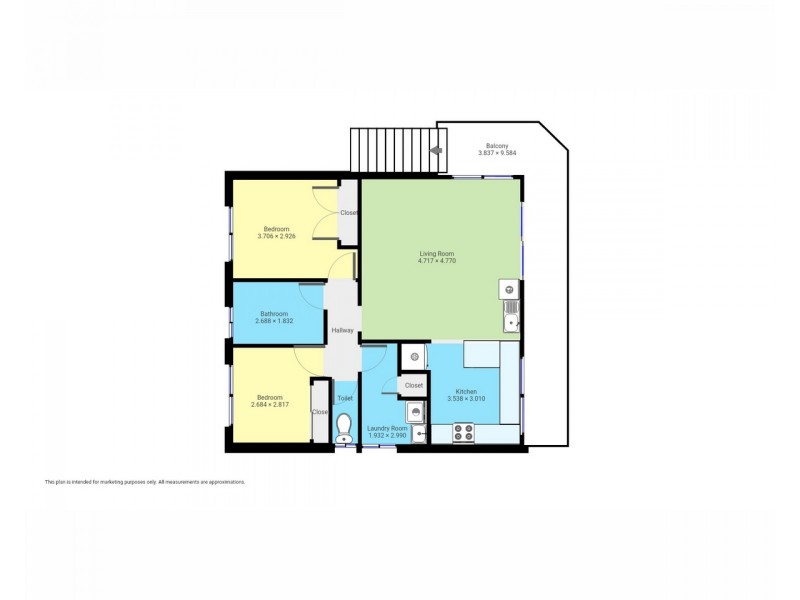 3/53 Ocean Drive, Merimbula NSW 2548 Floorplan
