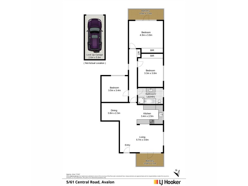 5/61 Central Road, Avalon NSW 2107 Floorplan