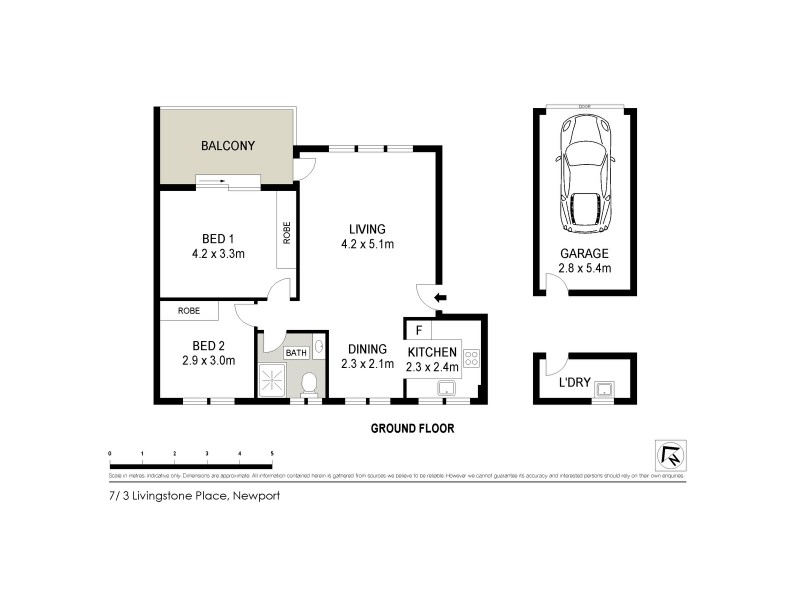 7/3 Livingstone Place, Newport NSW 2106 Floorplan