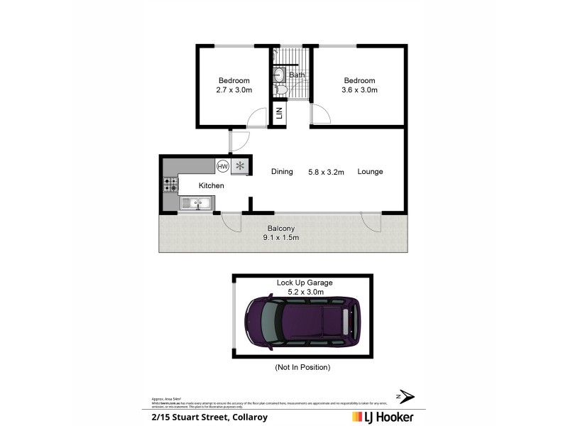 2/15 Stuart Street, Collaroy NSW 2097 Floorplan