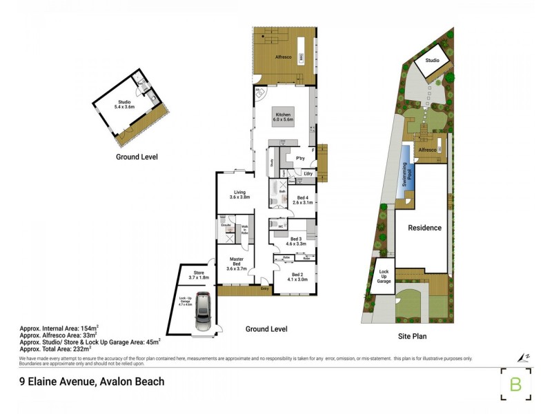 9 Elaine Avenue, Avalon Beach NSW 2107 Floorplan