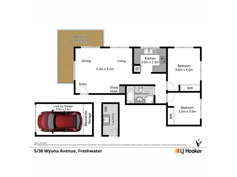 5/38 Wyuna Avenue, Freshwater NSW 2096 Floorplan