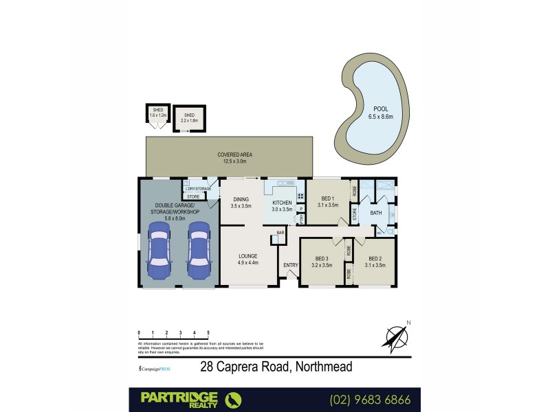 28 Caprera Road, Northmead NSW 2152 Floorplan