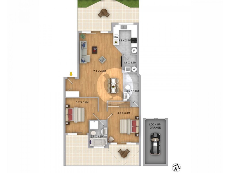 35/14-16 Campbell Street, Northmead NSW 2152 Floorplan