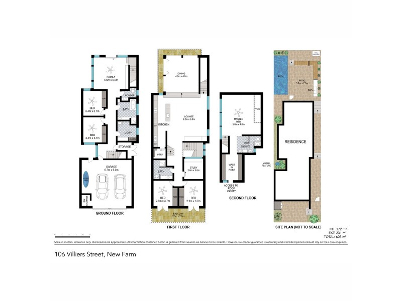 106 Villiers Street, New Farm QLD 4005 Floorplan