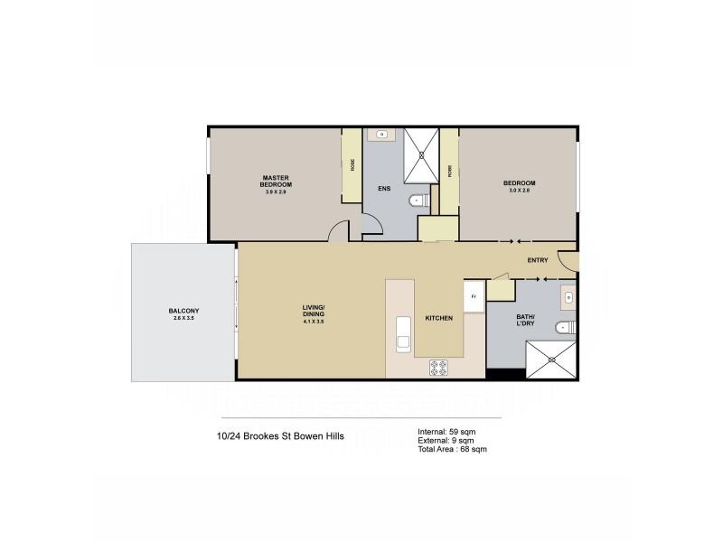 10/24 Brookes Street, Bowen Hills QLD 4006 Floorplan