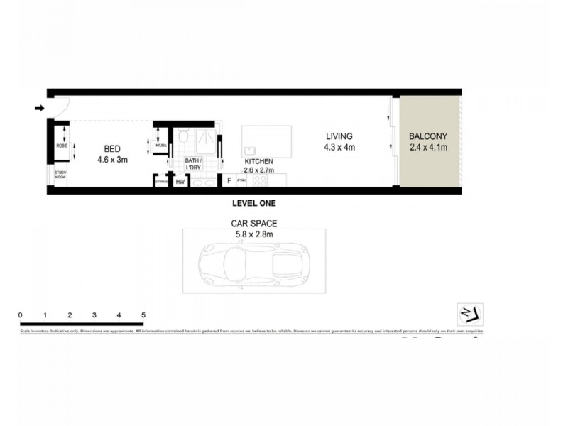 105/41 Robertson Street, Fortitude Valley QLD 4006 Floorplan