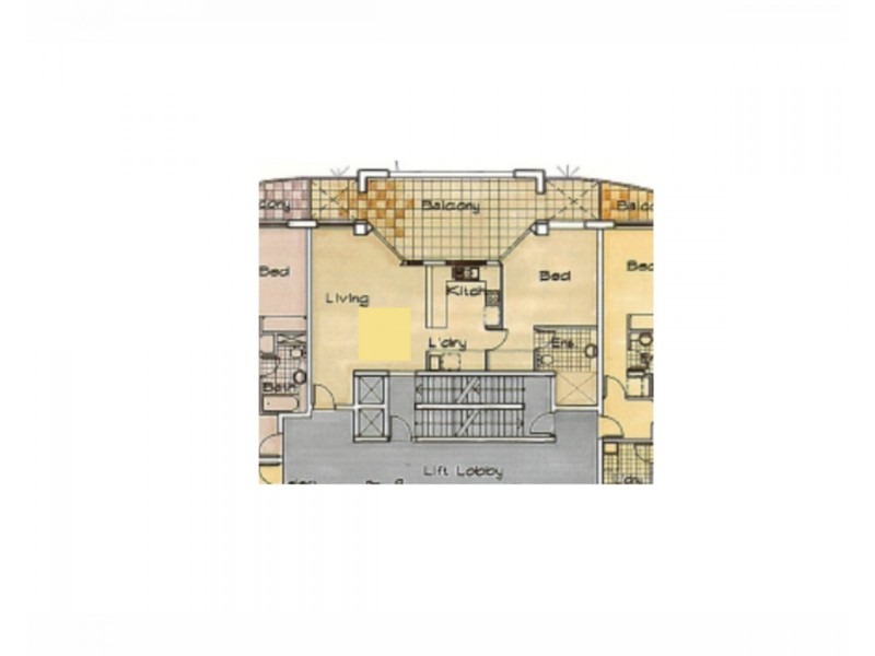 5115/55 Baildon Street, Kangaroo Point QLD 4169 Floorplan