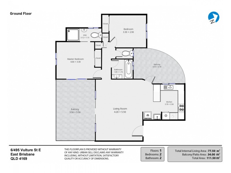 495 Vulture Street, East Brisbane QLD 4169 Floorplan