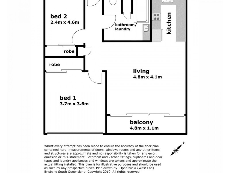 64 Thorn Street, Kangaroo Point QLD 4169 Floorplan