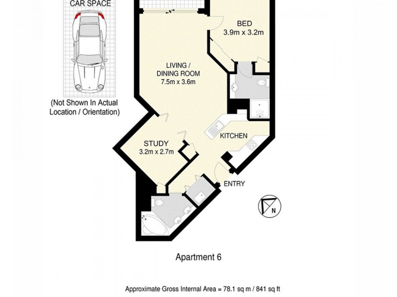 106/229 Queen Street, Brisbane City QLD 4000 Floorplan