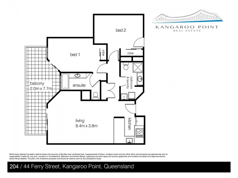 44 Ferry Street, Kangaroo Point QLD 4169 Floorplan