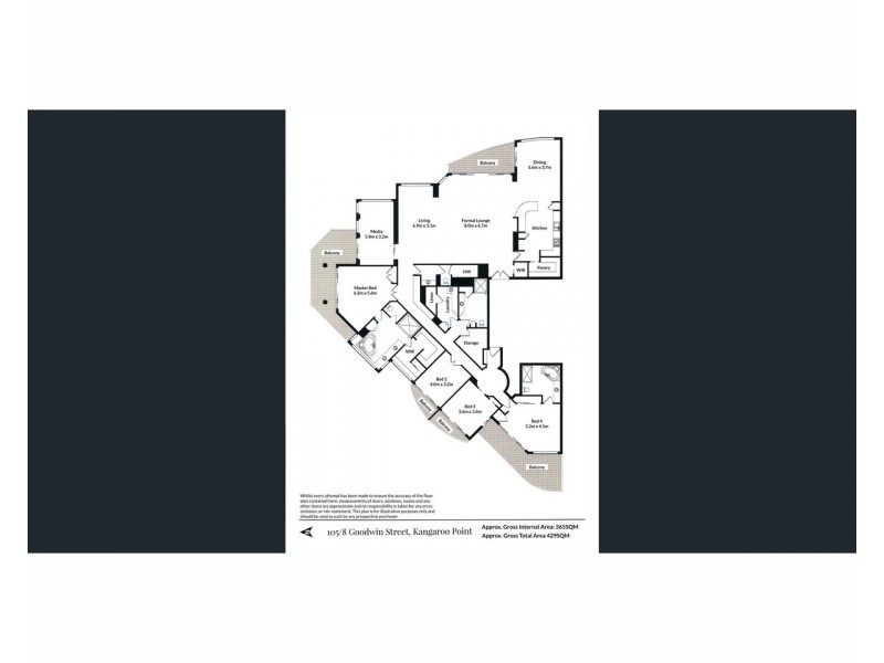 8 Goodwin Street, Kangaroo Point QLD 4169 Floorplan