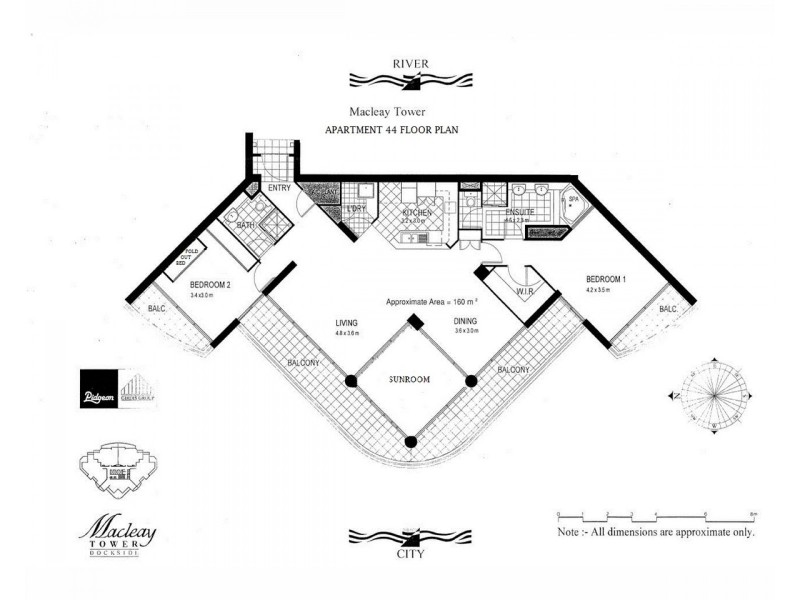 59/8 Goodwin Street, Kangaroo Point QLD 4169 Floorplan