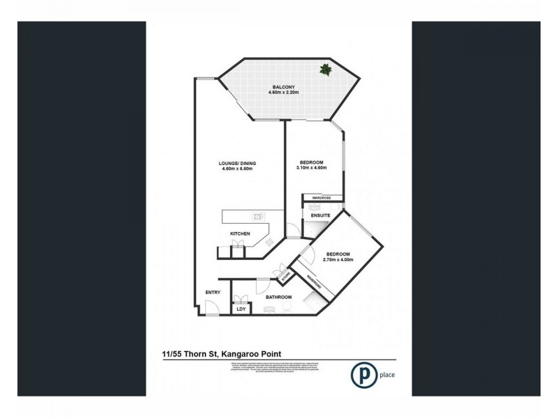 55 Thorn Street, Kangaroo Point QLD 4169 Floorplan