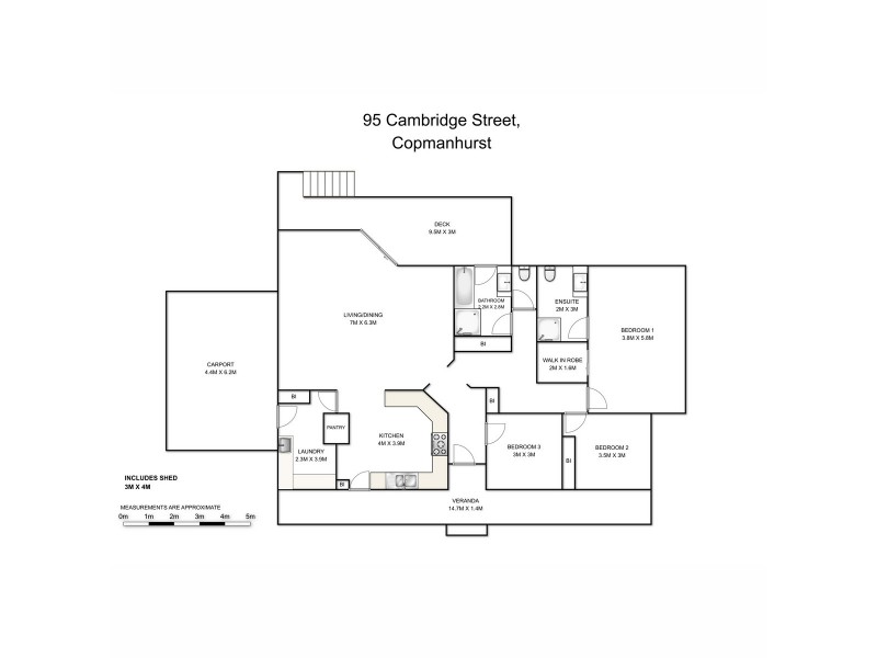 95 Cambridge Street, Copmanhurst NSW 2460 Floorplan