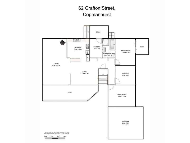 62 Grafton Street, Copmanhurst NSW 2460 Floorplan
