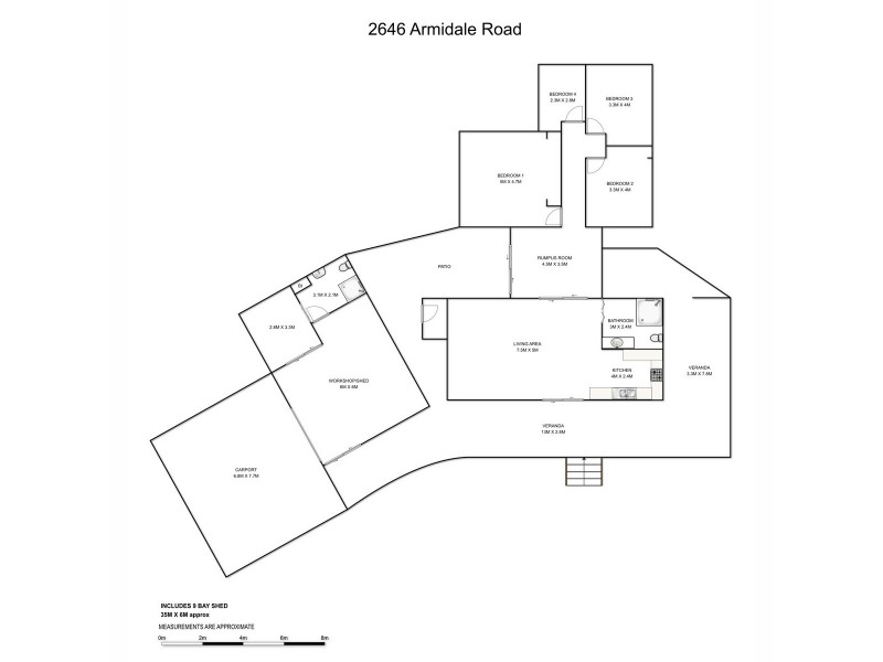 2646 Armidale Road, Blaxlands Creek NSW 2460 Floorplan