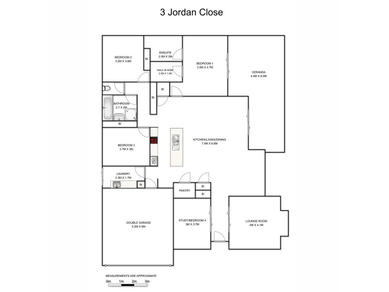 3 Jordan Close, Grafton NSW 2460 Floorplan