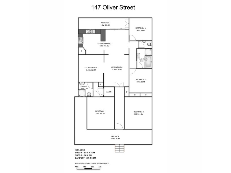 147 Oliver Street, Grafton NSW 2460 Floorplan