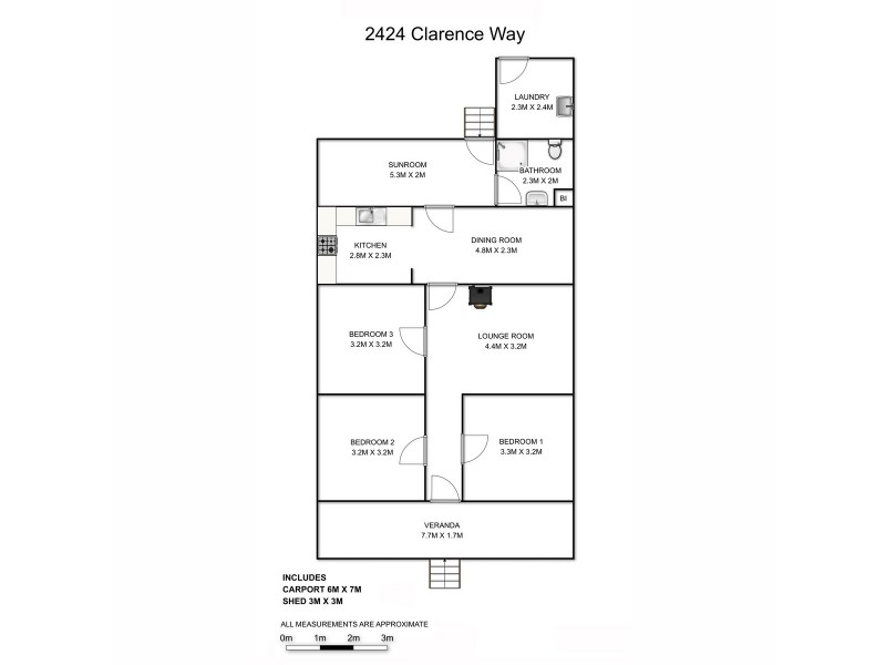 2424 Clarence Way, Upper Copmanhurst NSW 2460 Floorplan