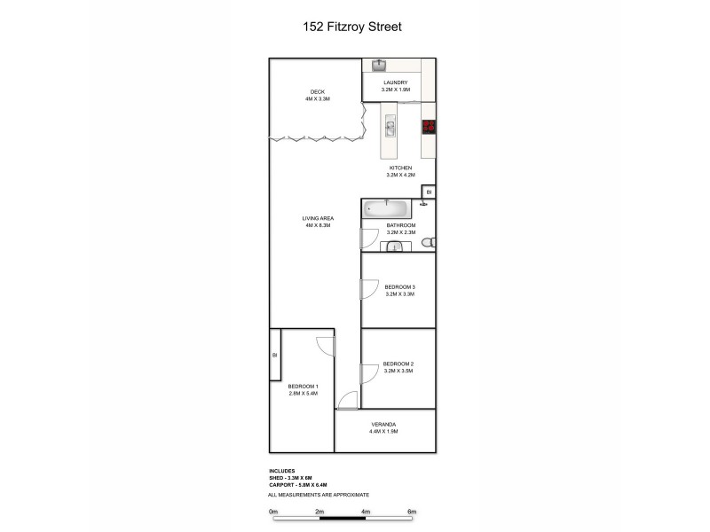 152 Fitzroy Street, Grafton NSW 2460 Floorplan