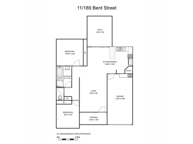 11/189 Bent Street, South Grafton NSW 2460 Floorplan