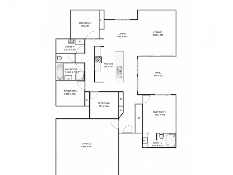 13 Grey Gum Close, South Grafton NSW 2460 Floorplan