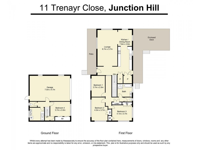 11 Trenayr Close, Junction Hill NSW 2460 Floorplan